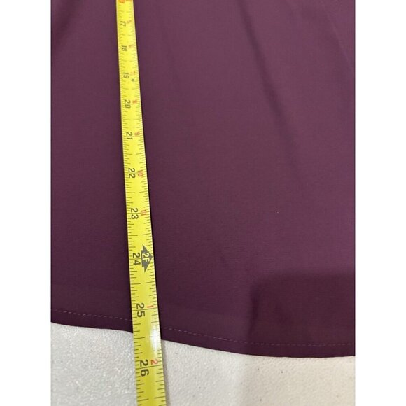 Calvin Klein Collared Flutter Cap Sleeve Cascading Ruffle Button Front Blouse - Picture 11 of 11